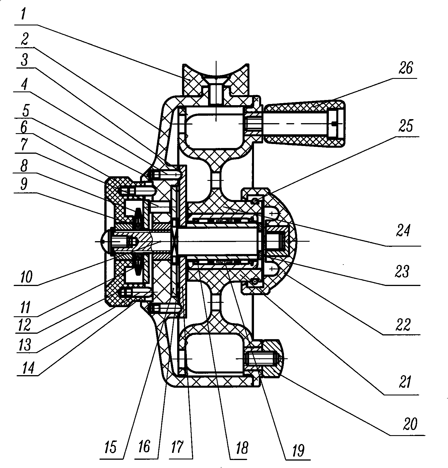 Adjustable lightweight rock-fishing fishing reel