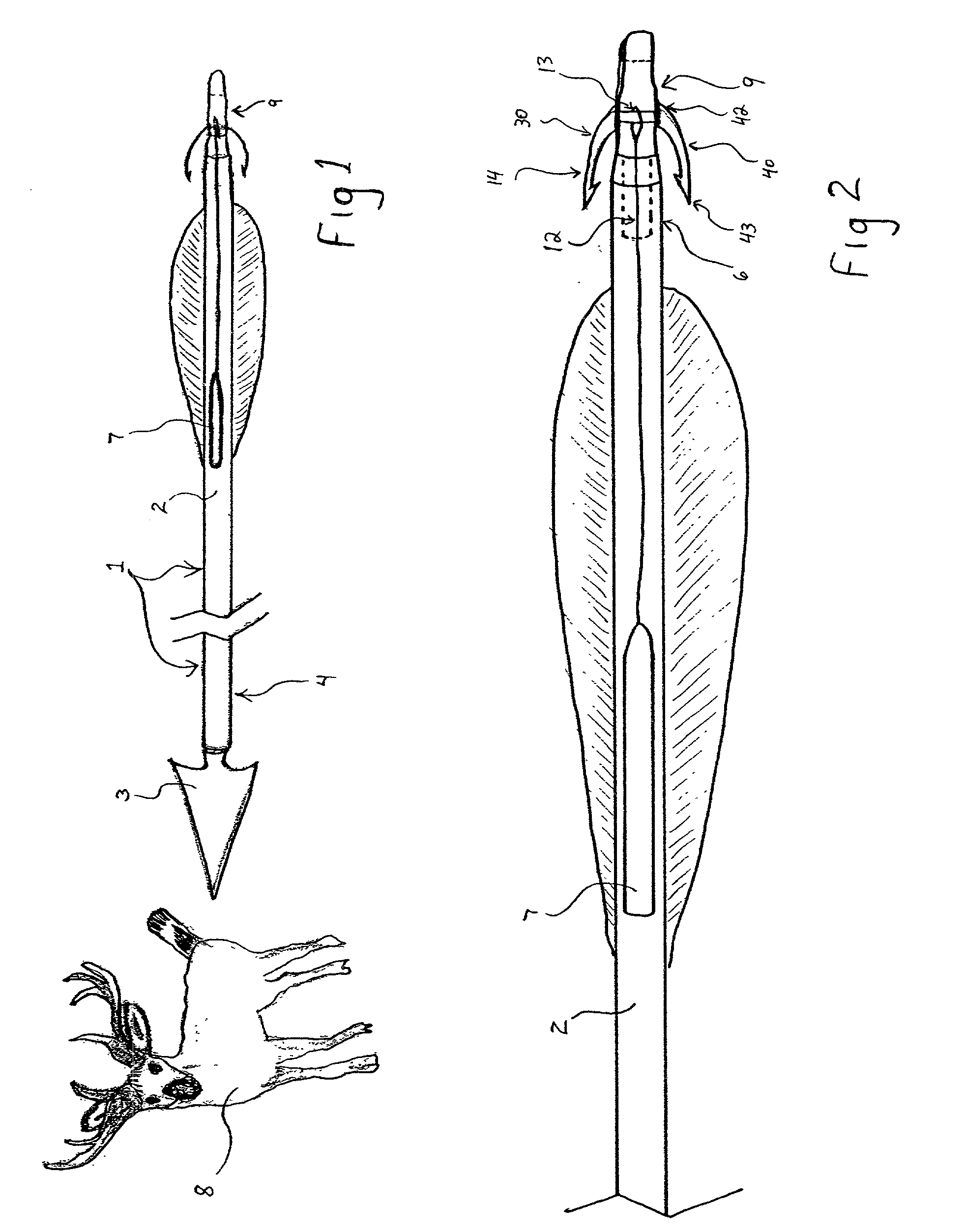 Device for detaching locator from arrow for tracking game