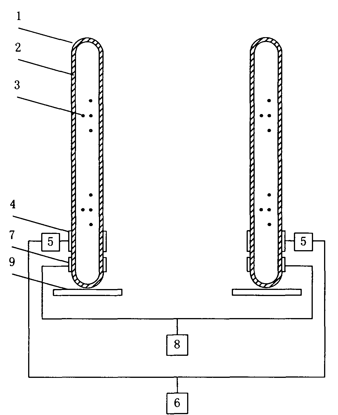 Array plasma antenna with omni-directional scanning function