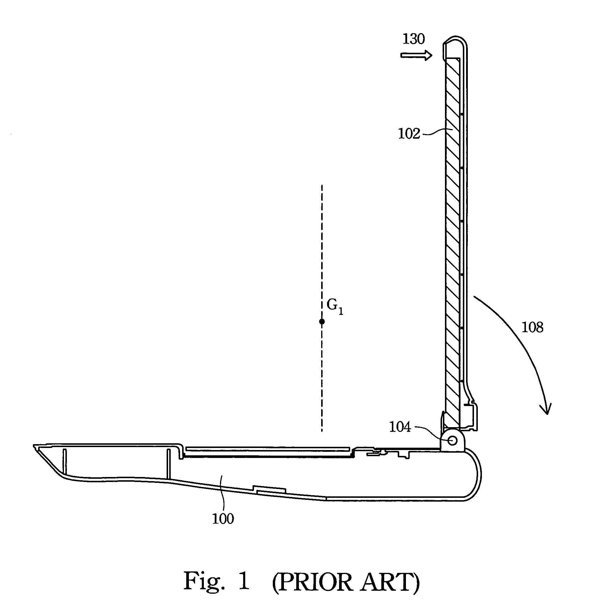 Hinge design for a computer