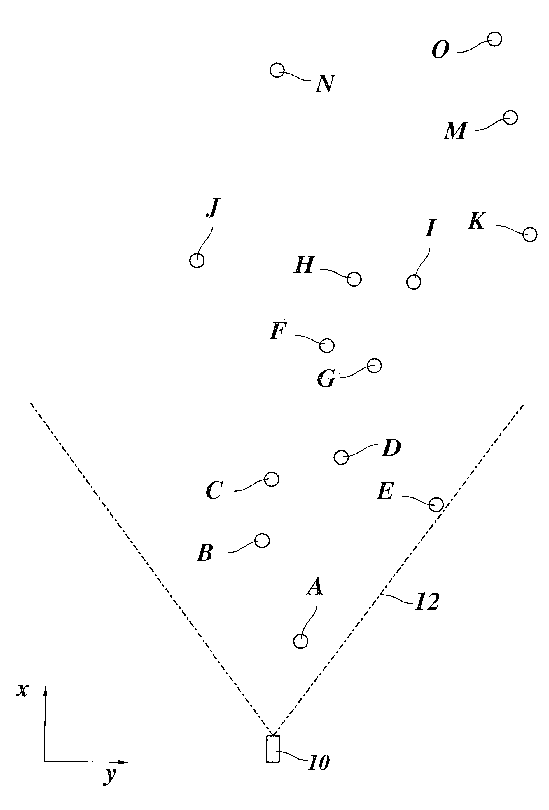 Method and device for predicting the course of motor vehicles