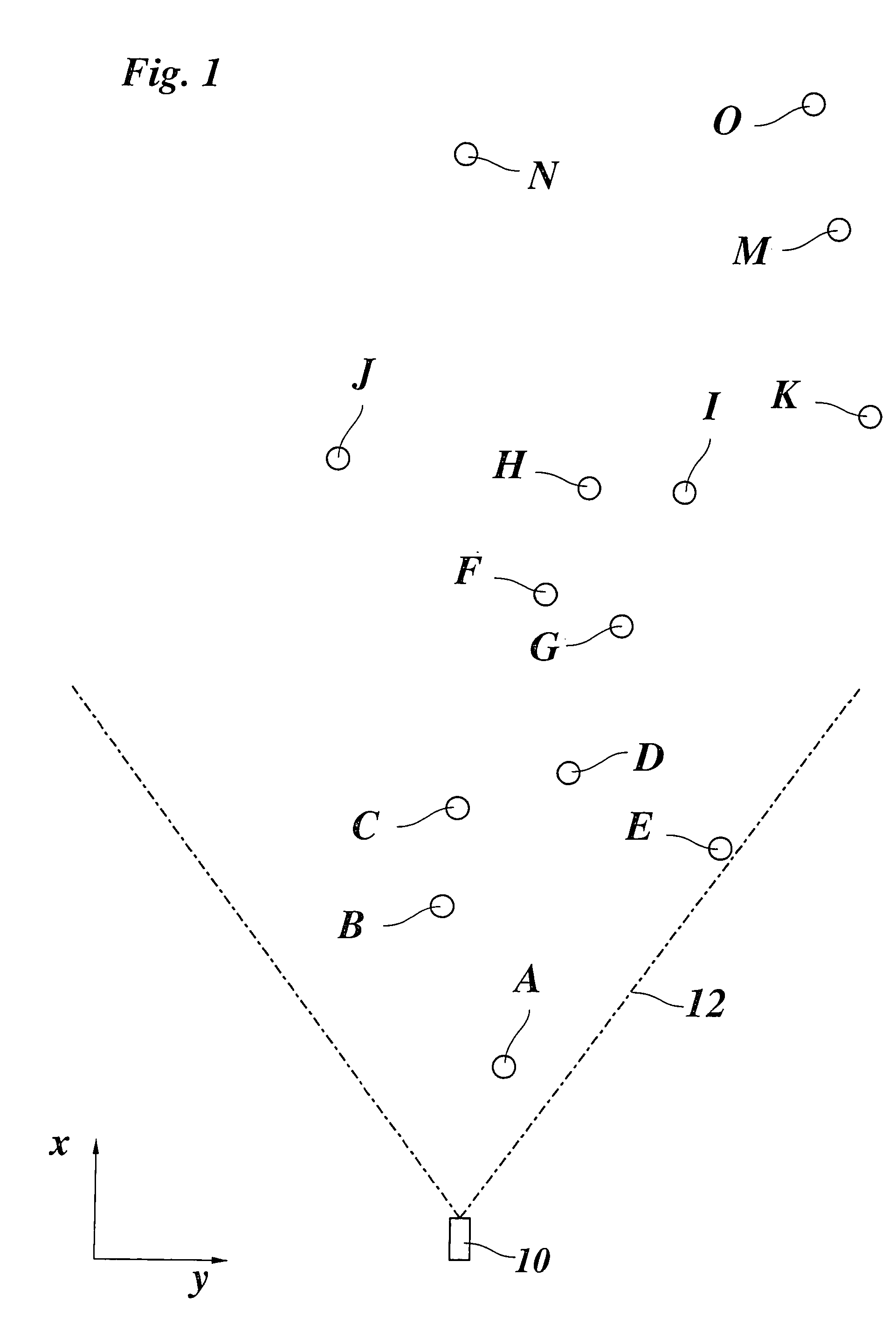 Method and device for predicting the course of motor vehicles