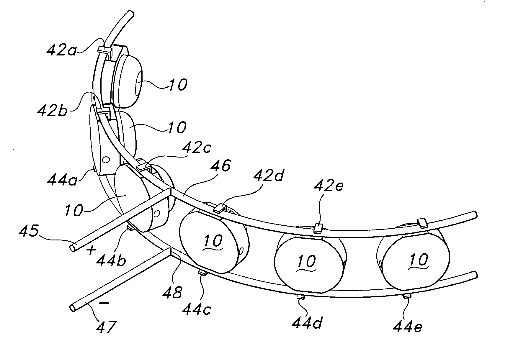 Method and apparatus for using light emitting diodes for curing