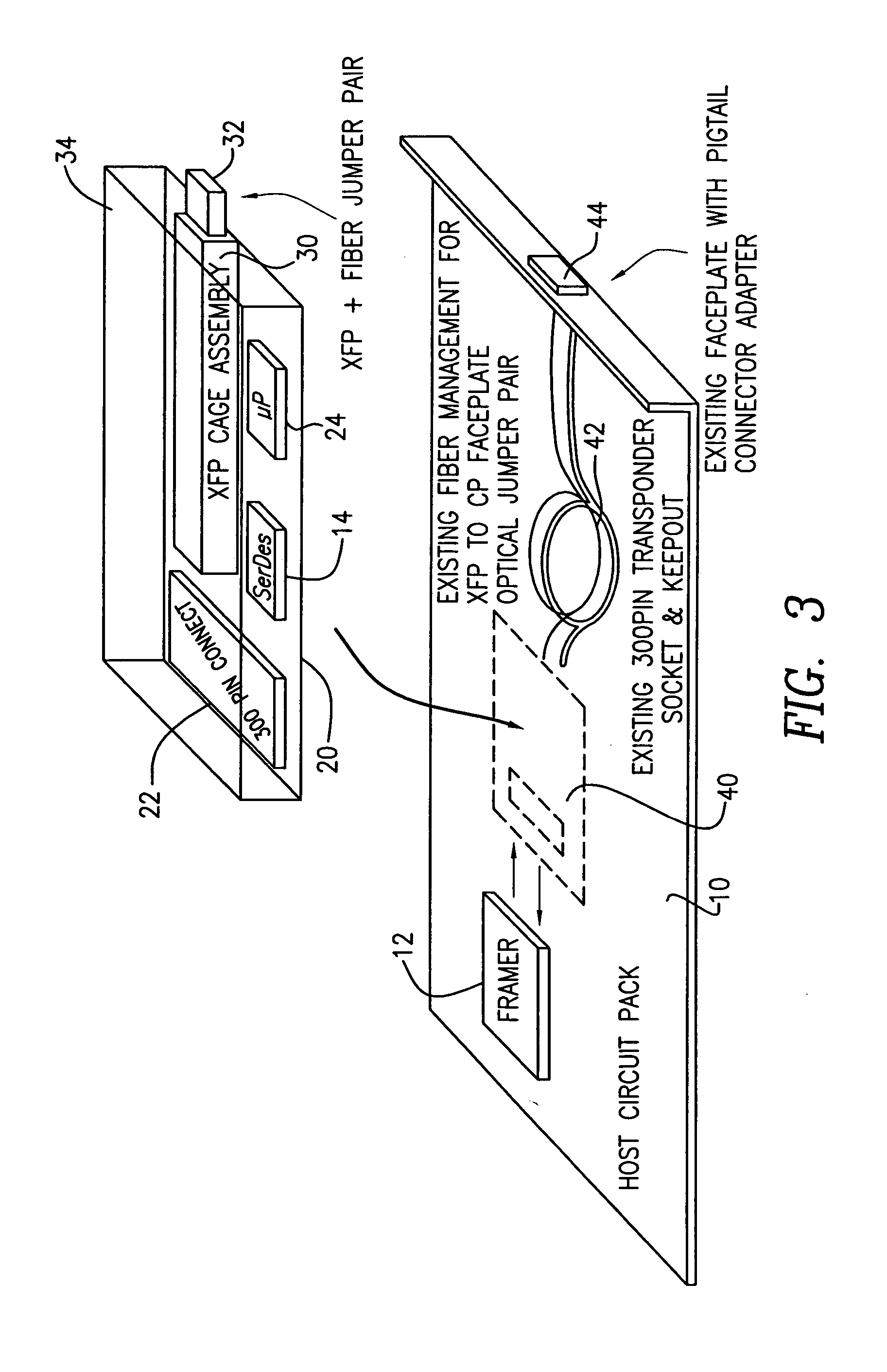 XFP adapter module