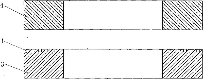 Tilting directional microporous end surface mechanical sealing structure