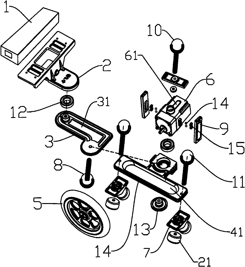 Automatic power booster of slab railcar