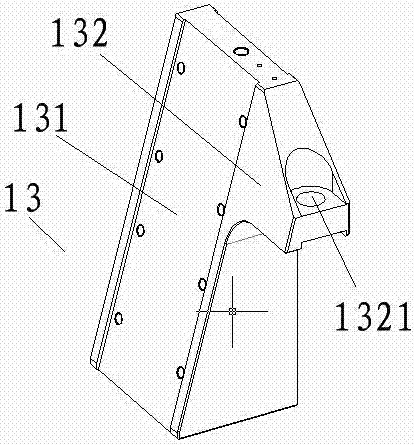 Angled knife holder