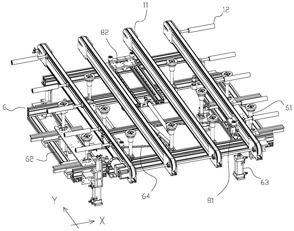 Automatic adhesive tape tearing equipment