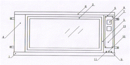 Functional rack for installation of solar energy heat collection pipe under sill