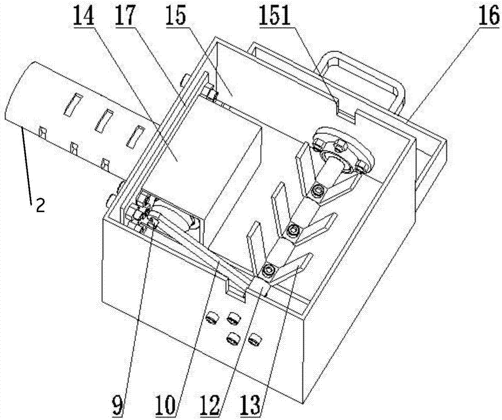 Handheld vibratory matrimony vine harvester