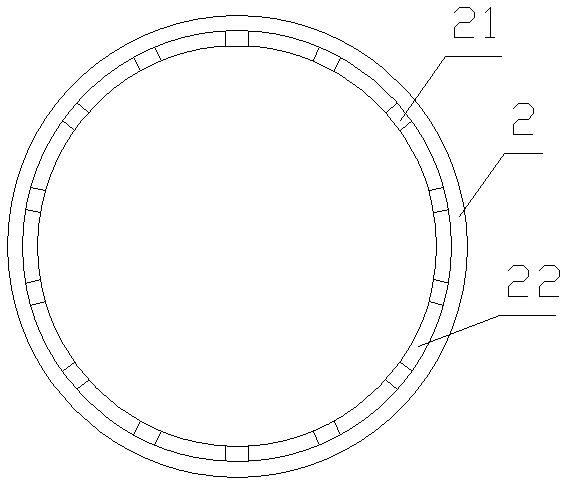 Improved setting tool structure of coil cover creep distance