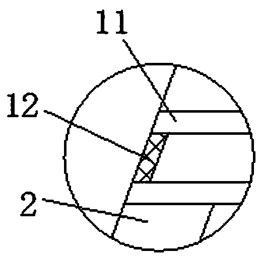 Grain grinding device for agricultural production