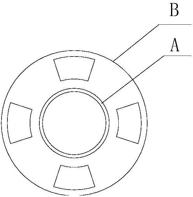 Efficient scaffold ringlock layered welding device