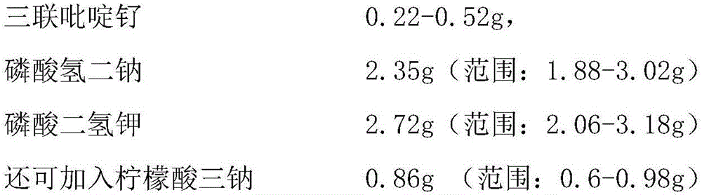 Electrochemical luminescence mark liquid