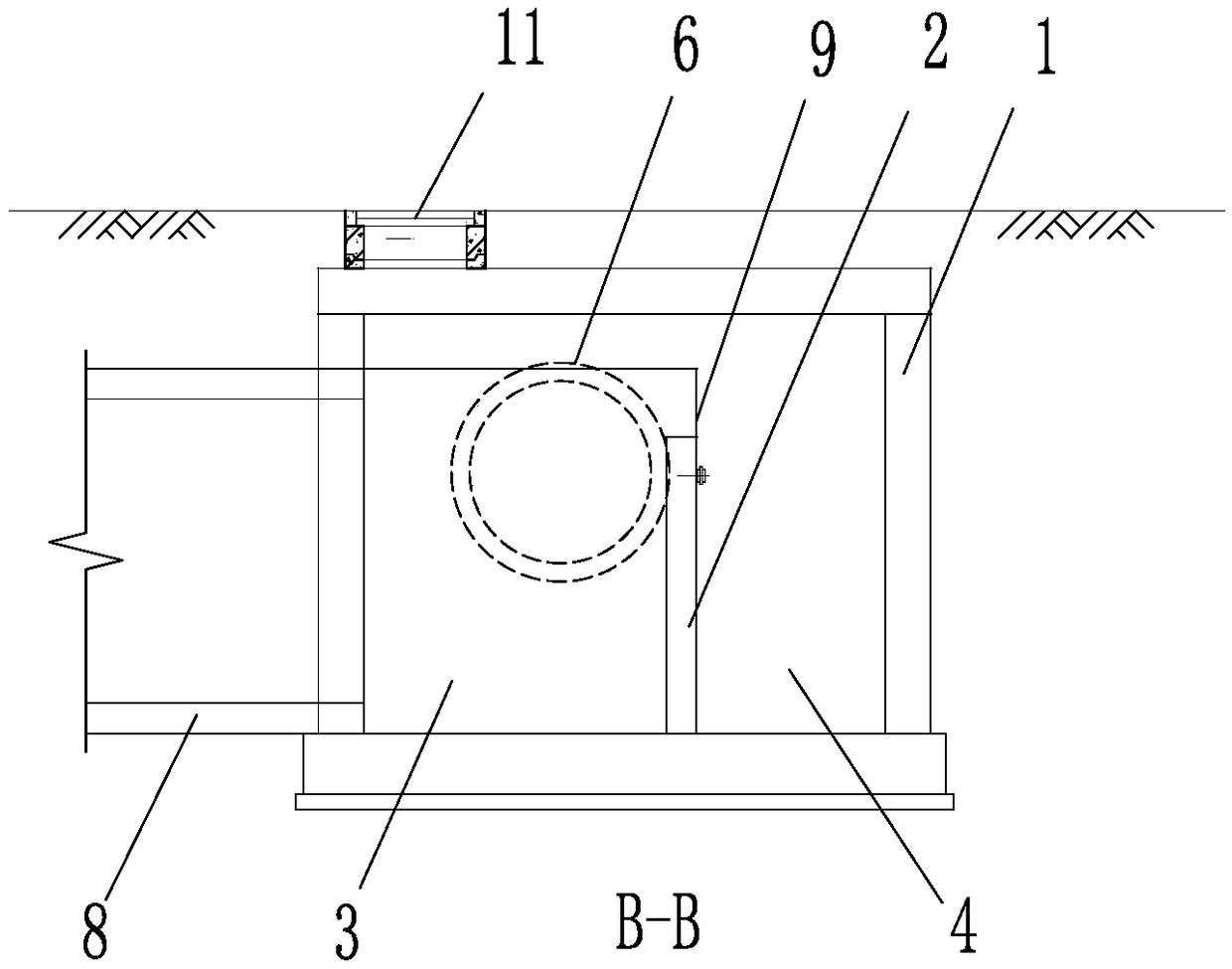 Flow dividing well