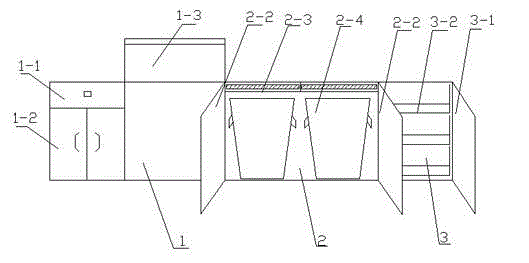 Multi-functional cabinet for operating room