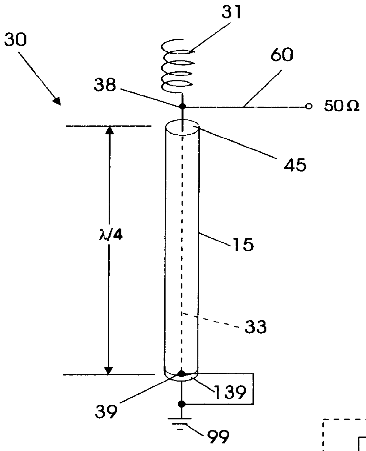 Shielding for radiotelephones with retractable antennas