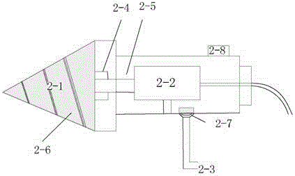 Offshore wind power and ocean tidal current energy combined power generation device