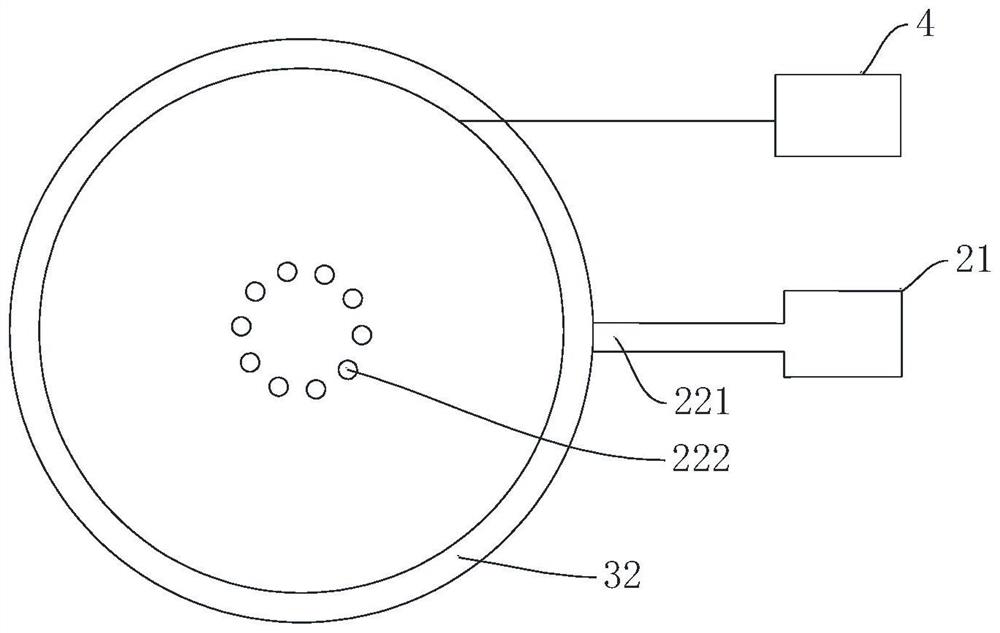 Curved-surface-shaped electrostatic spinning device