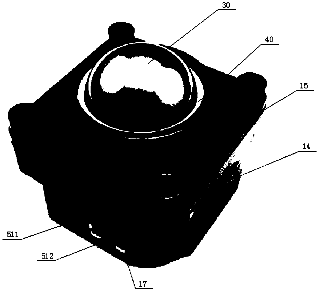 Industrial trackball mouse