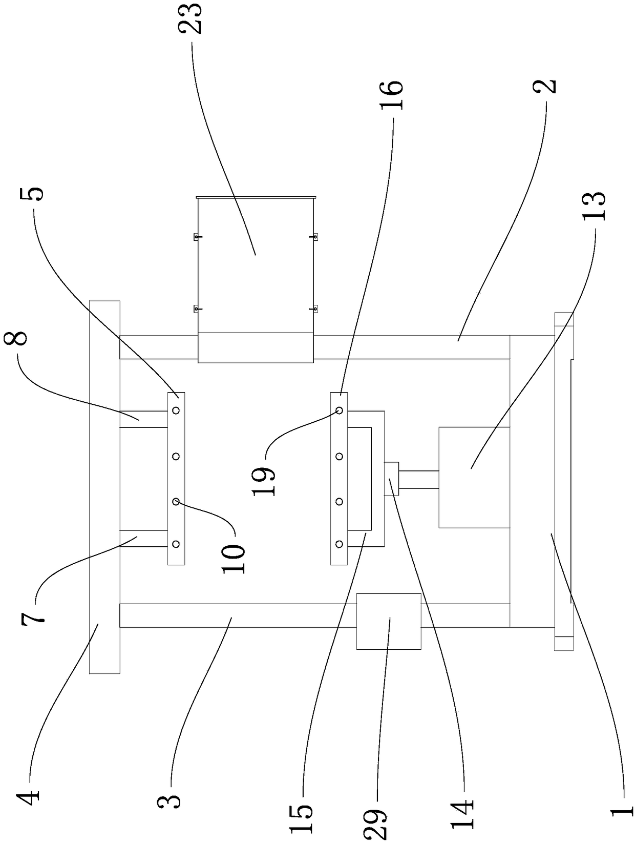 Test apparatus for tearing strength of sheep glove leather