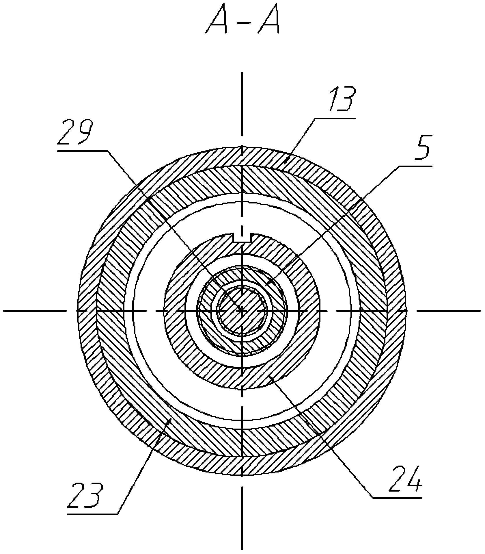 Motor wholly-moving type two-level electric cylinder