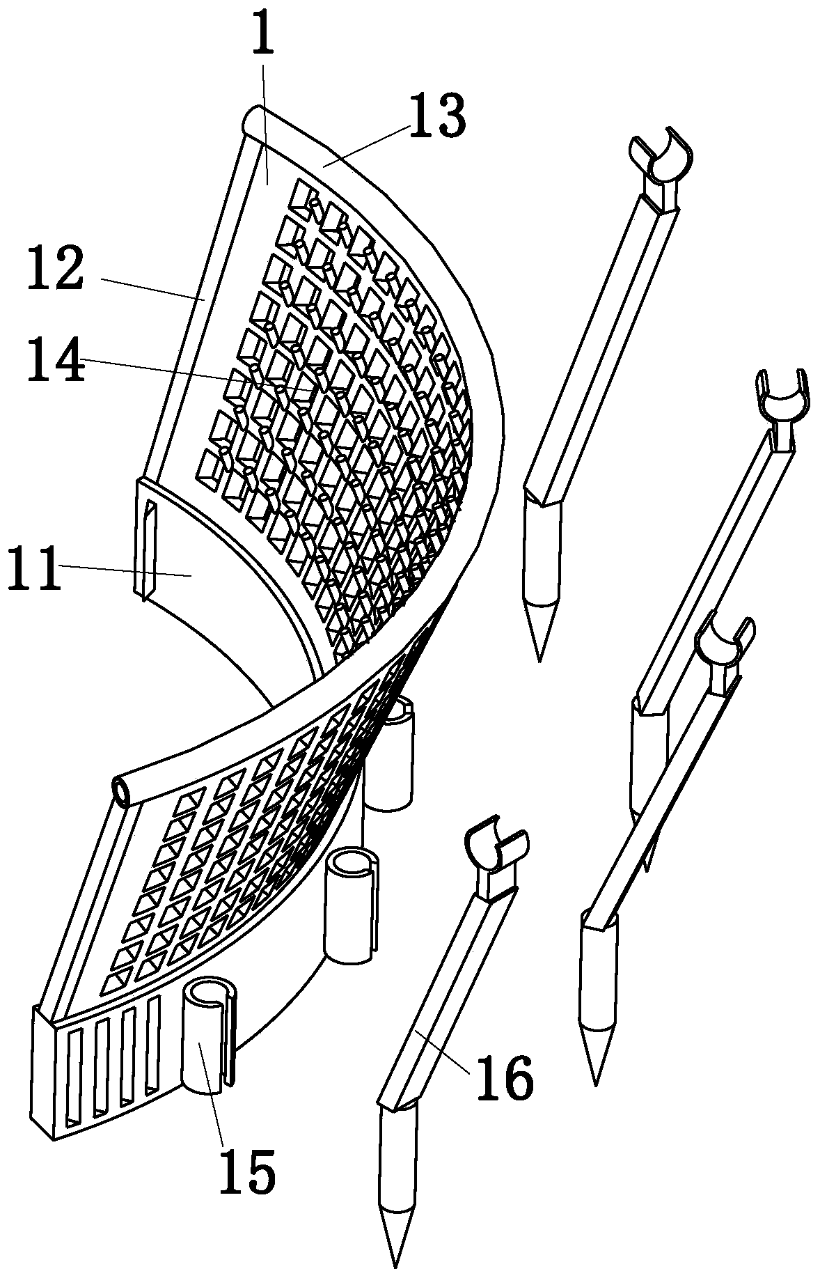 Fruit picking machine for agricultural planting and use method