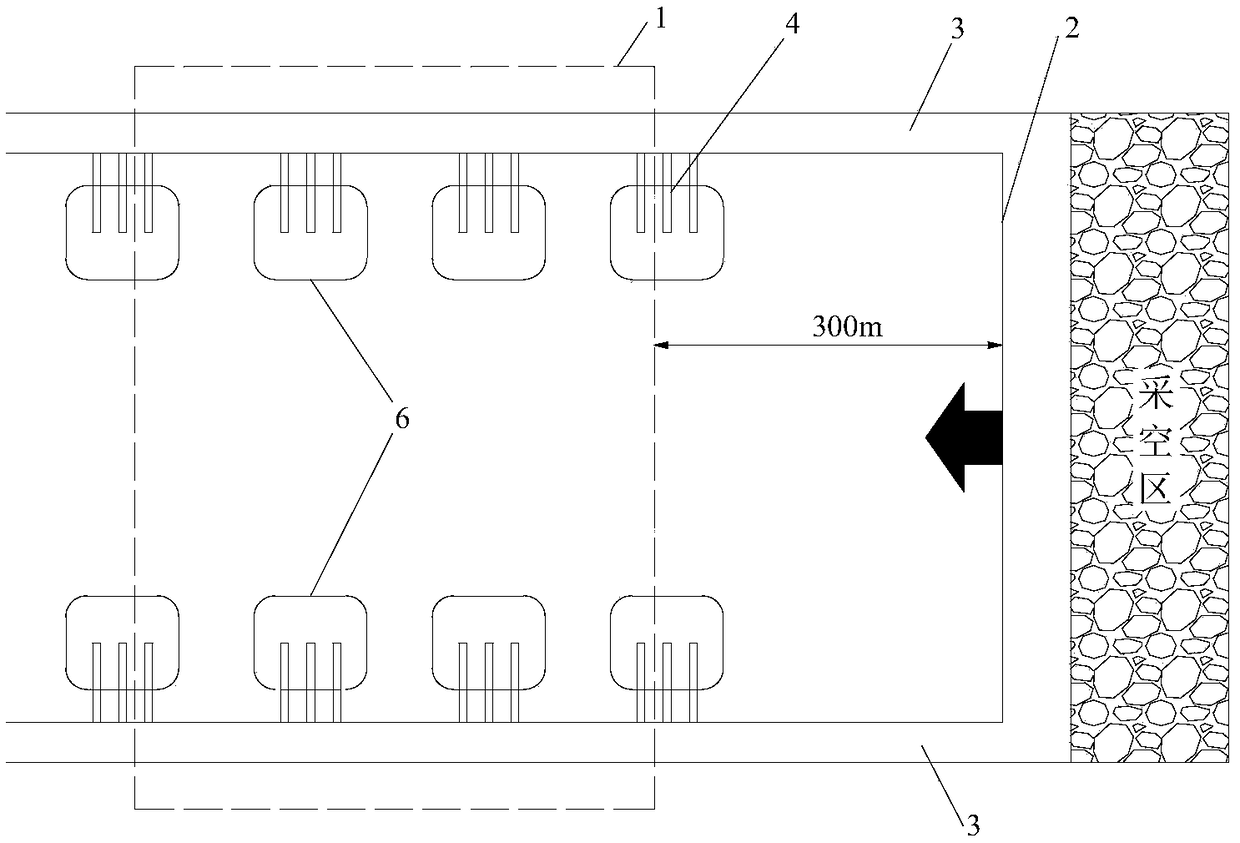 Rock burst prevention and control method of three-dimensional coal pillar coal compressing area