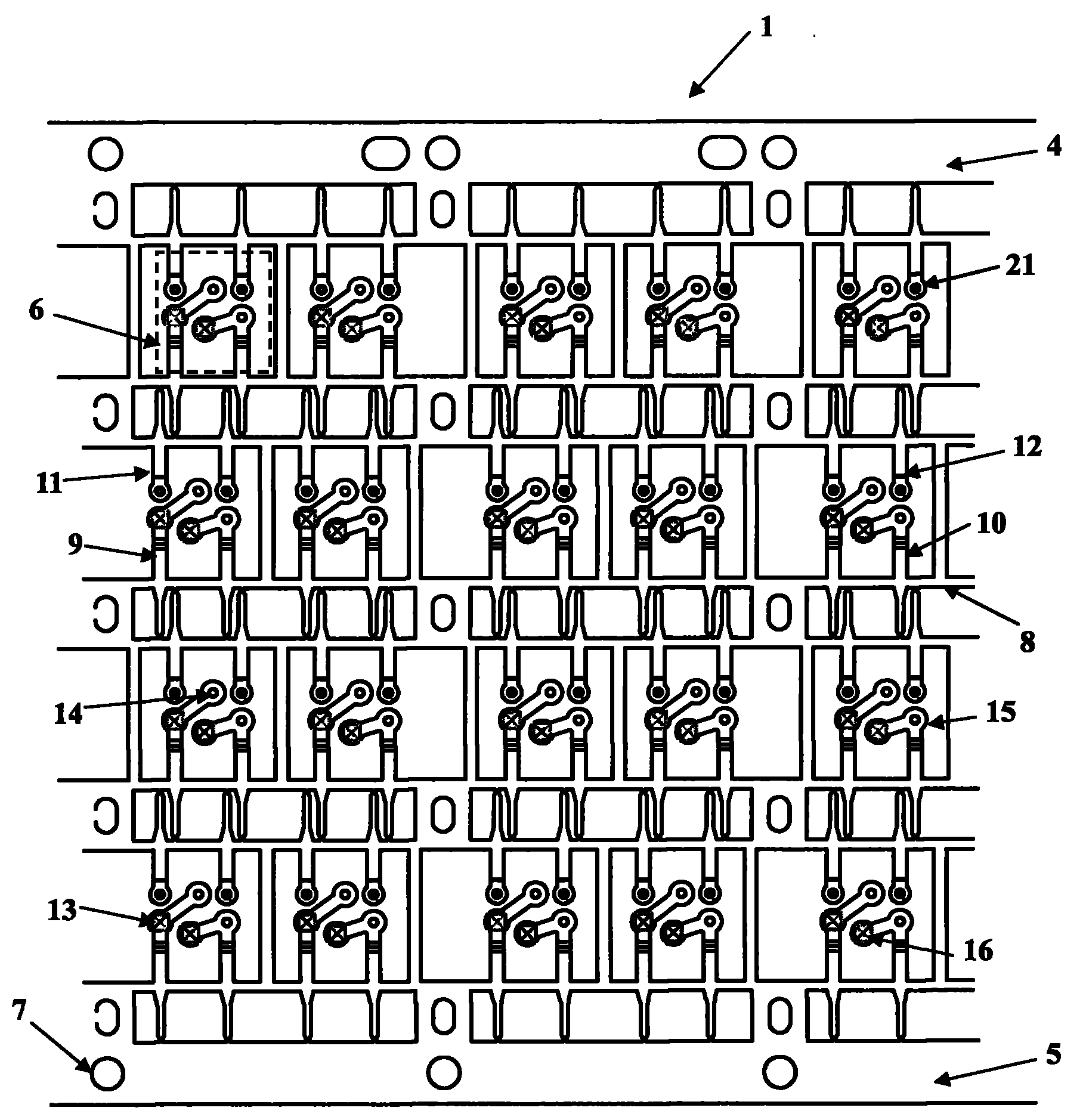 Lead frame for manufacturing rectifier