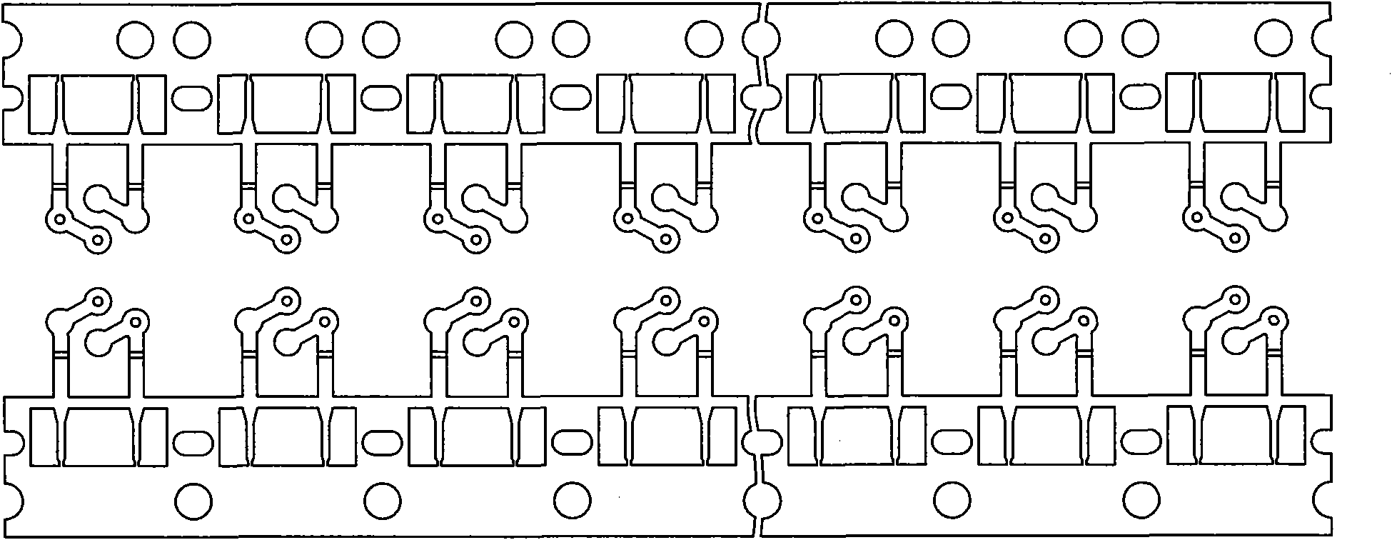 Lead frame for manufacturing rectifier