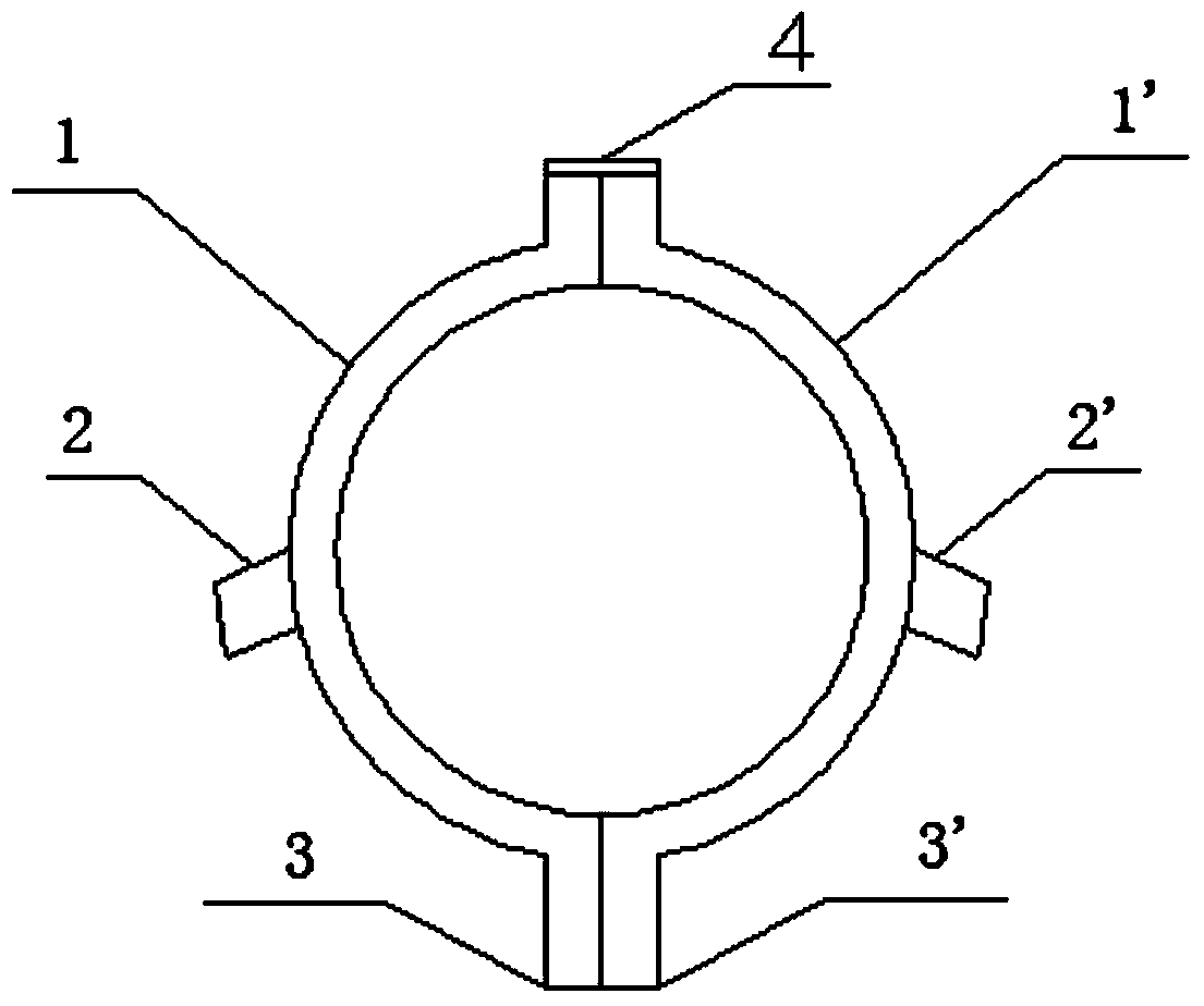 Heating device and plastifying device used for improving cable inner end plastifying quality