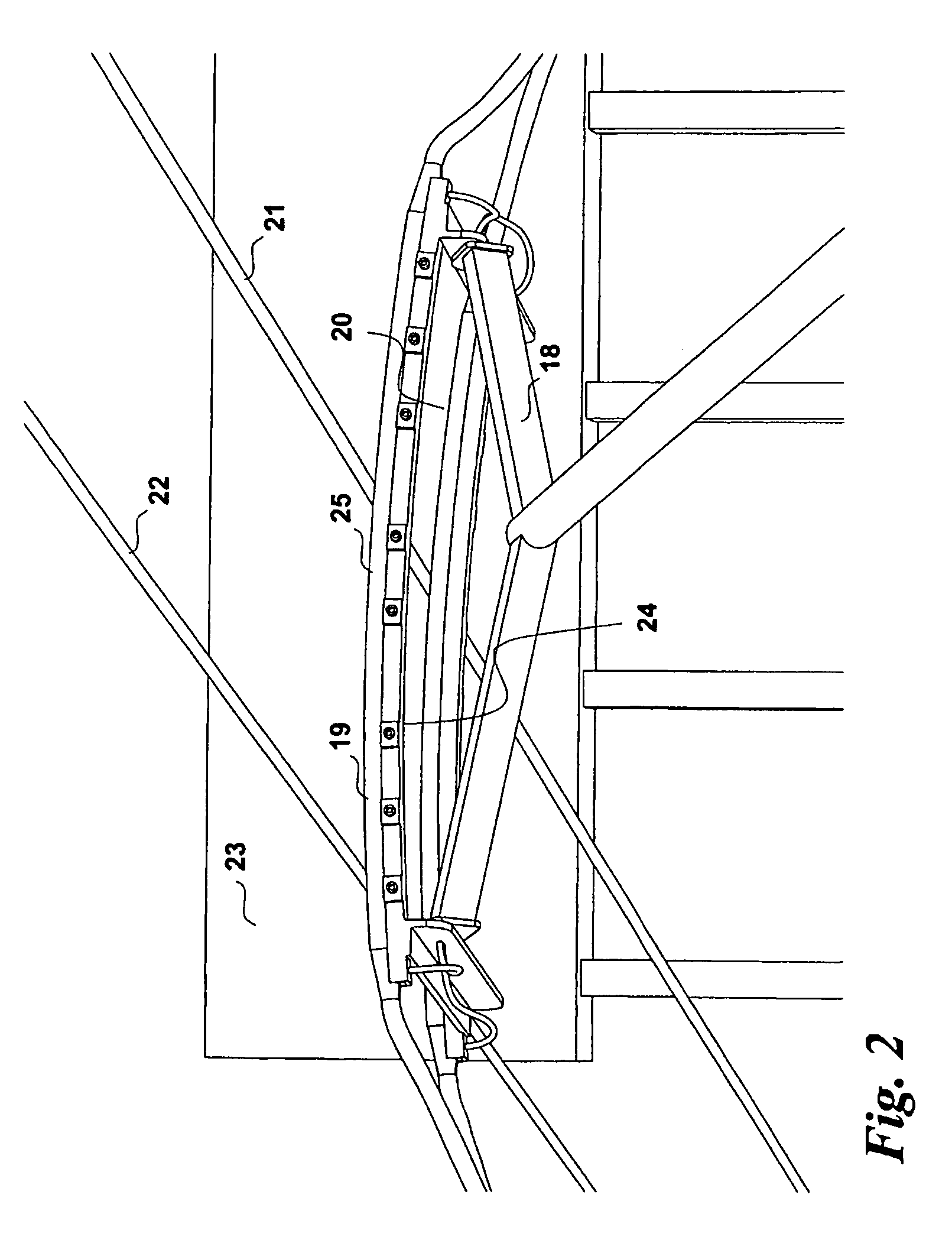 Pantograph damage and wear monitoring system