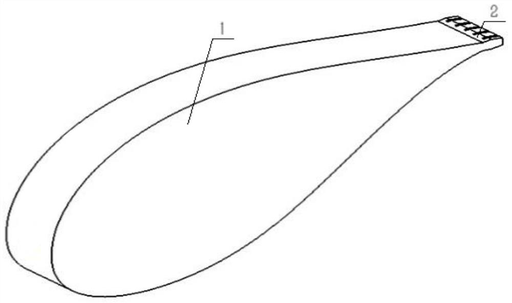 Blade power increasing system with trailing edge being thickened