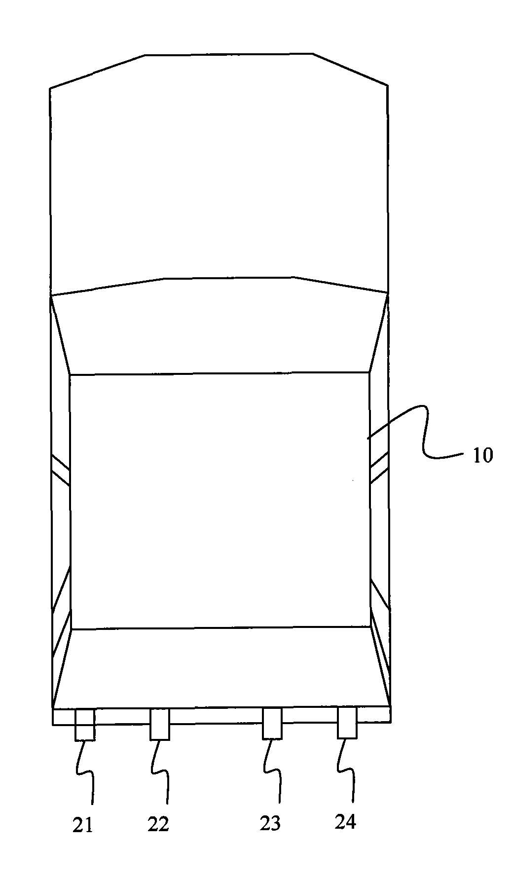 Method and device for detecting backing distance