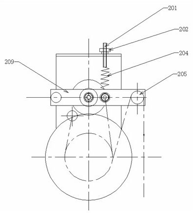 Horizontal winding machine