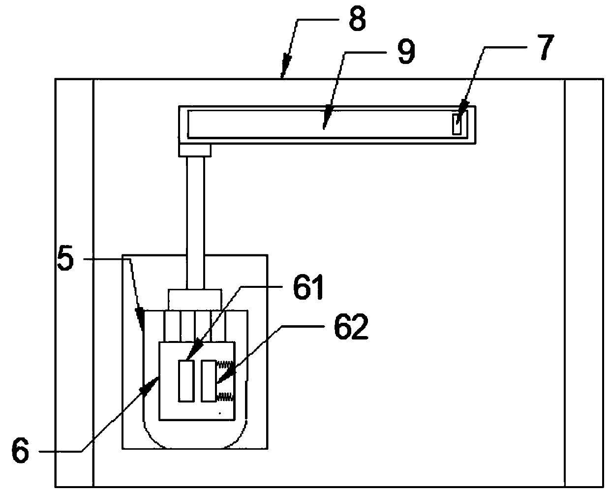 Monitoring device based on Beidou satellite positioning