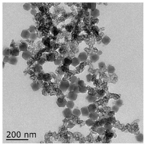 Polylactic acid/zif-8@c600 composite material and its preparation method and application