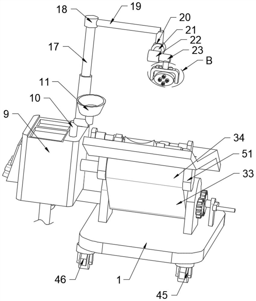 Integrated dental comprehensive treatment table