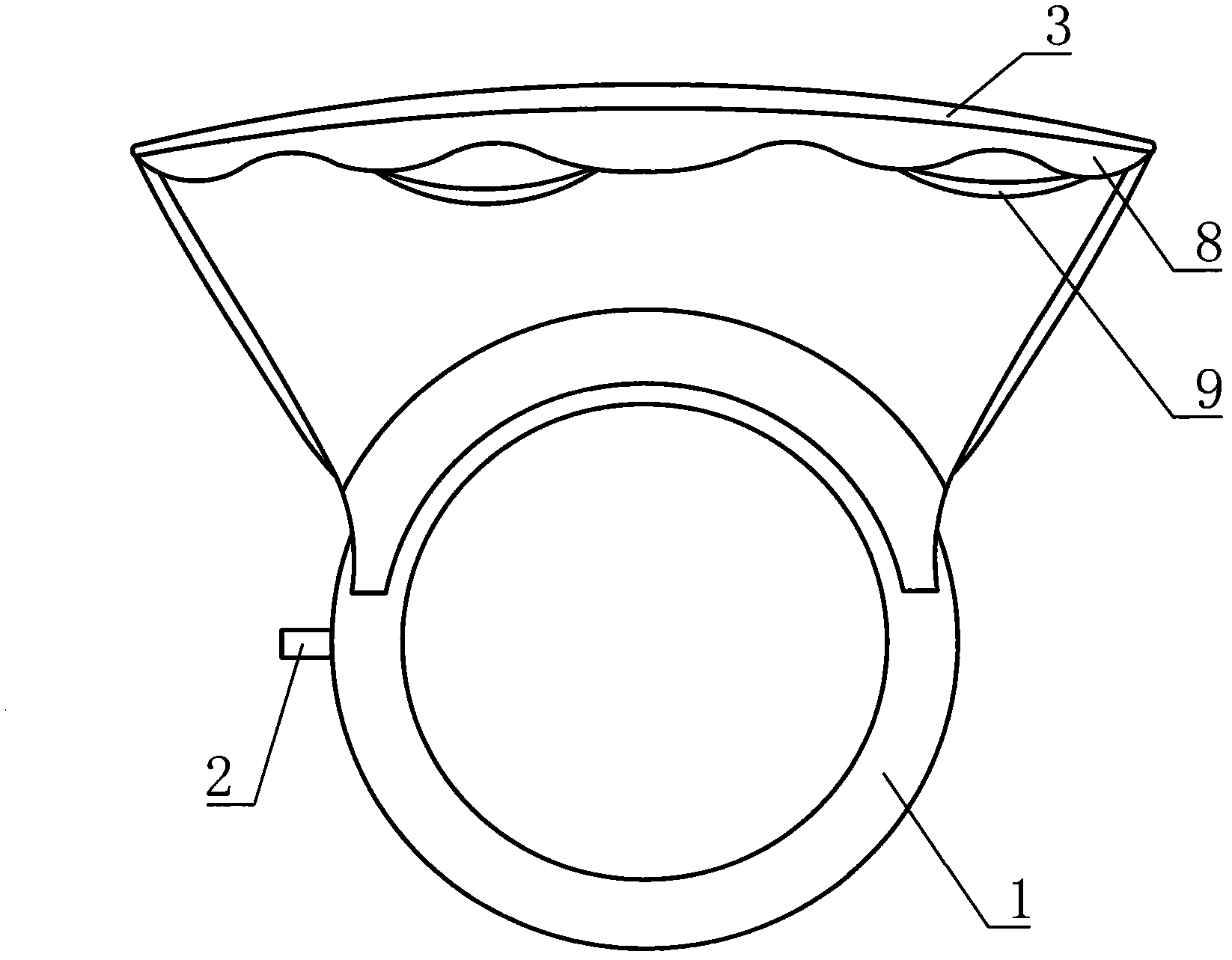 Infant shower nozzle