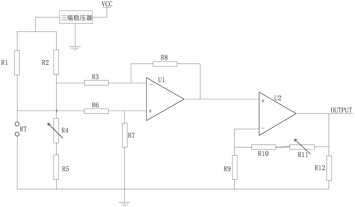 High-precision temperature detecting circuit