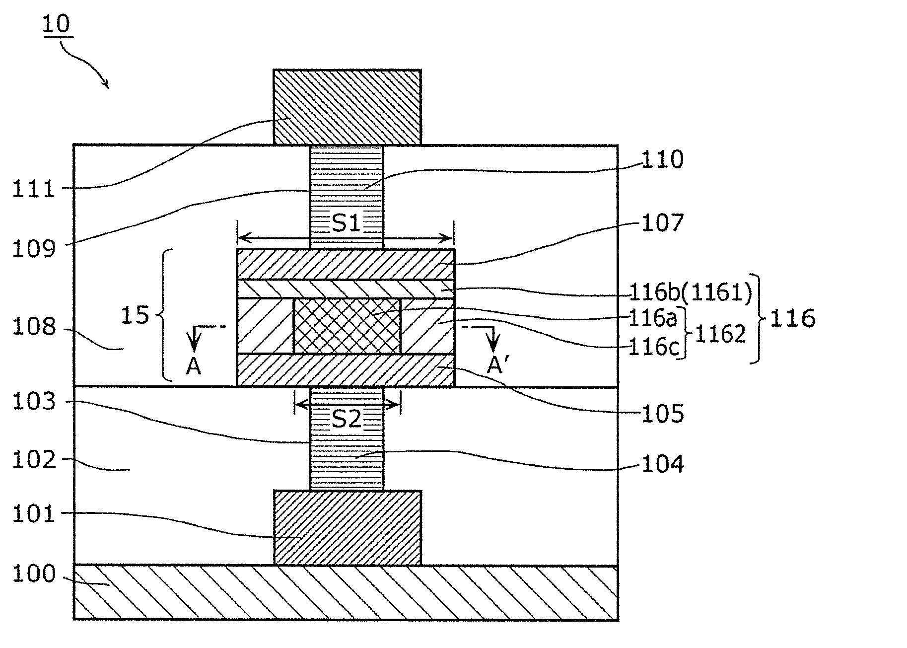 Nonvolatile memory element, production method therefor, nonvolatile memory unit, and design assistance method for nonvolatile memory element