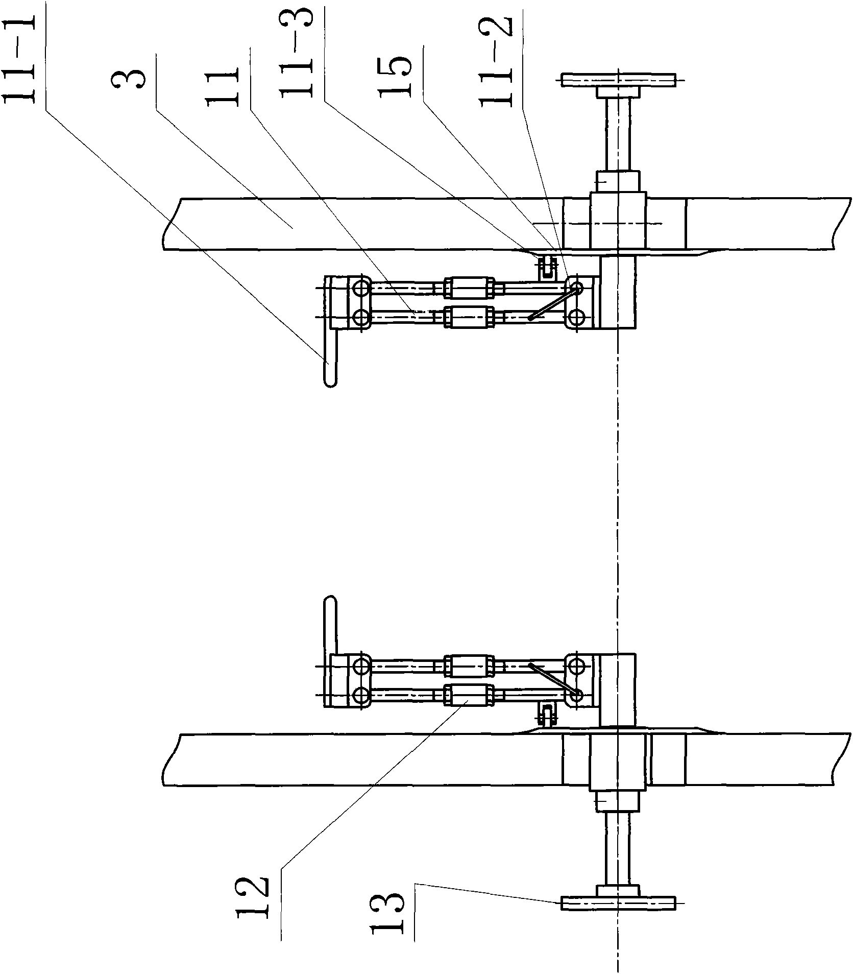 Full-automatic plaiting device for casting machine