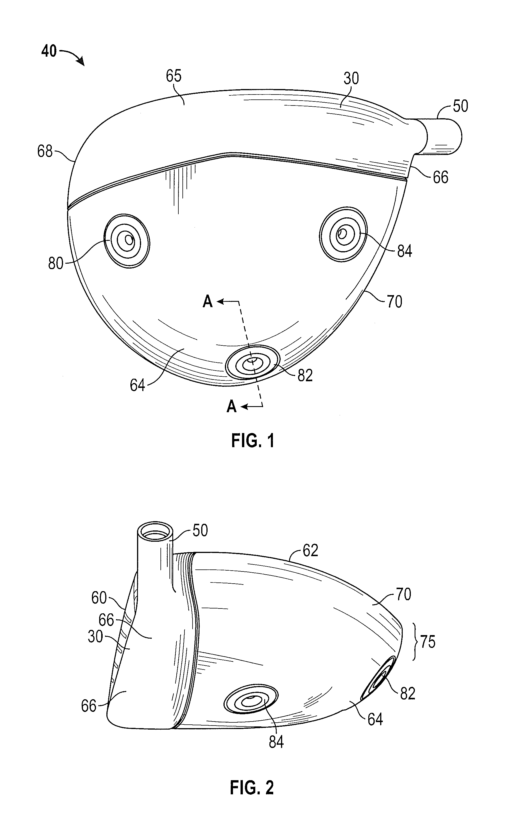 Golf club head with composite weight port