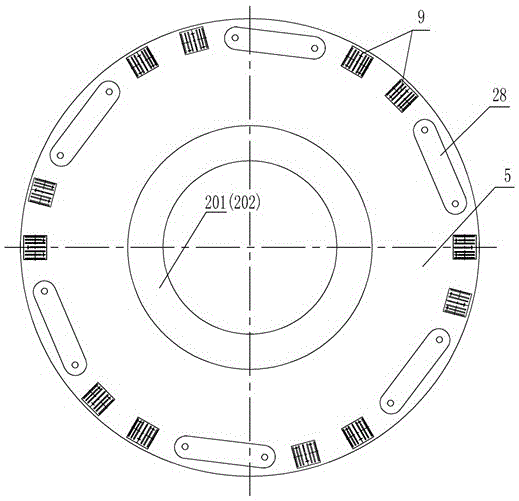 Air-cooled permanent magnet eddy-current flexible speed regulation device for preventing overheating