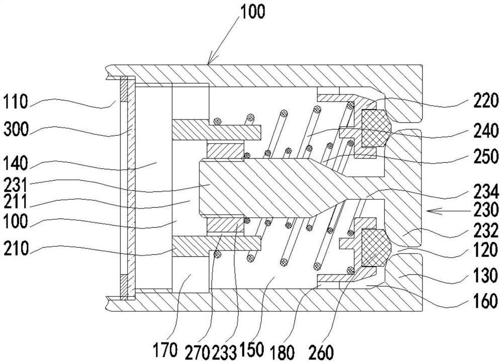 High-precision water-blocking type air pressure balancing device