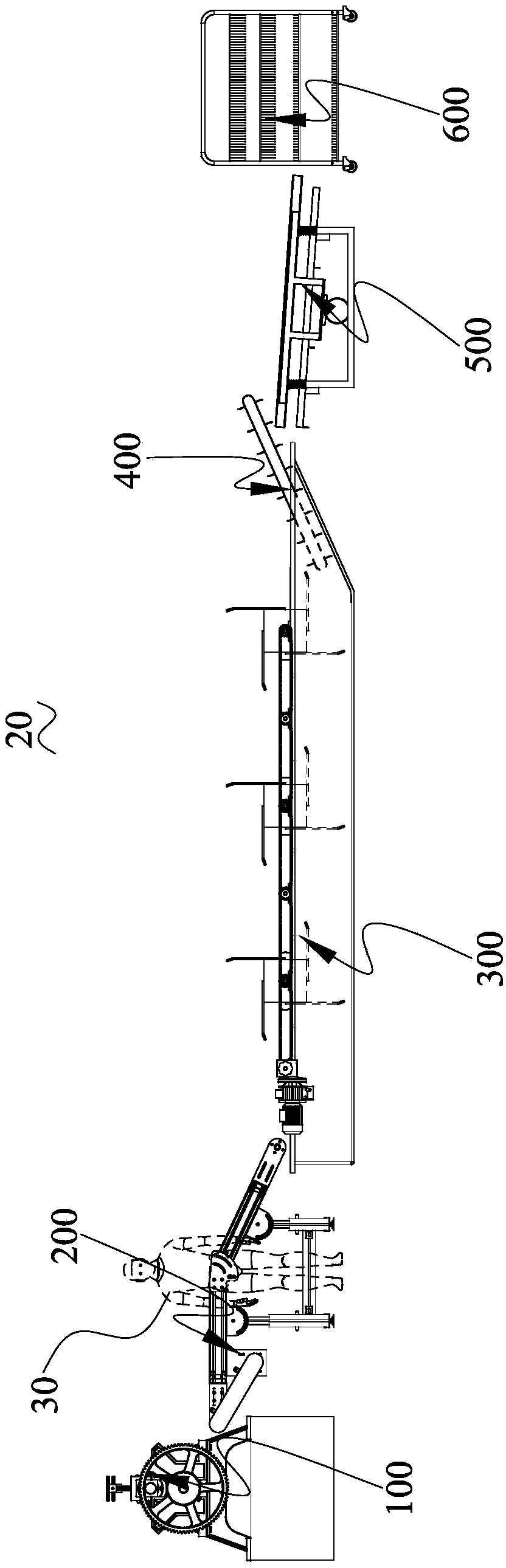 Pineapple fiber extraction equipment and method for spinning cloth and making clothes from ecological environment-friendly material