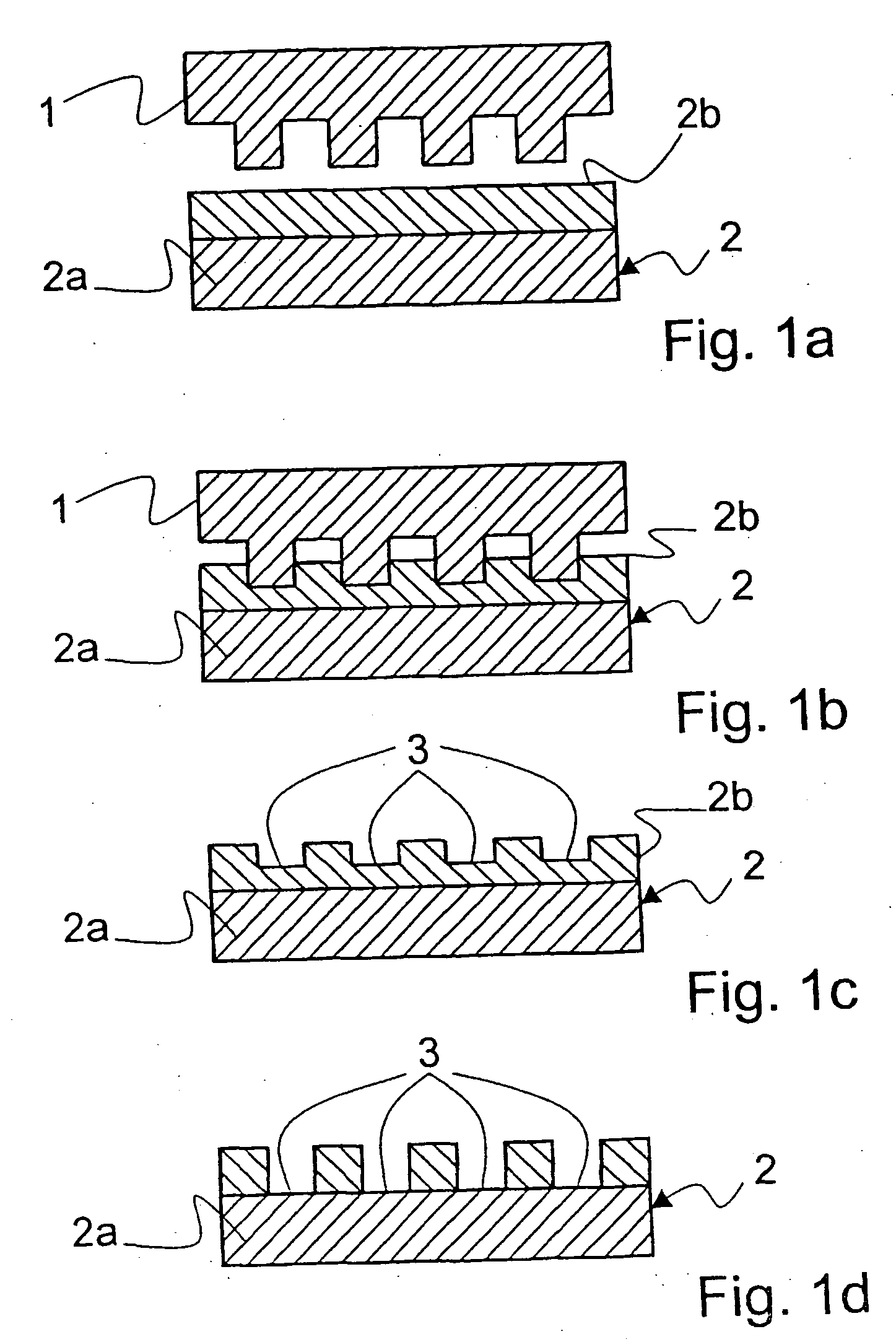 Device for transferring a pattern to an object