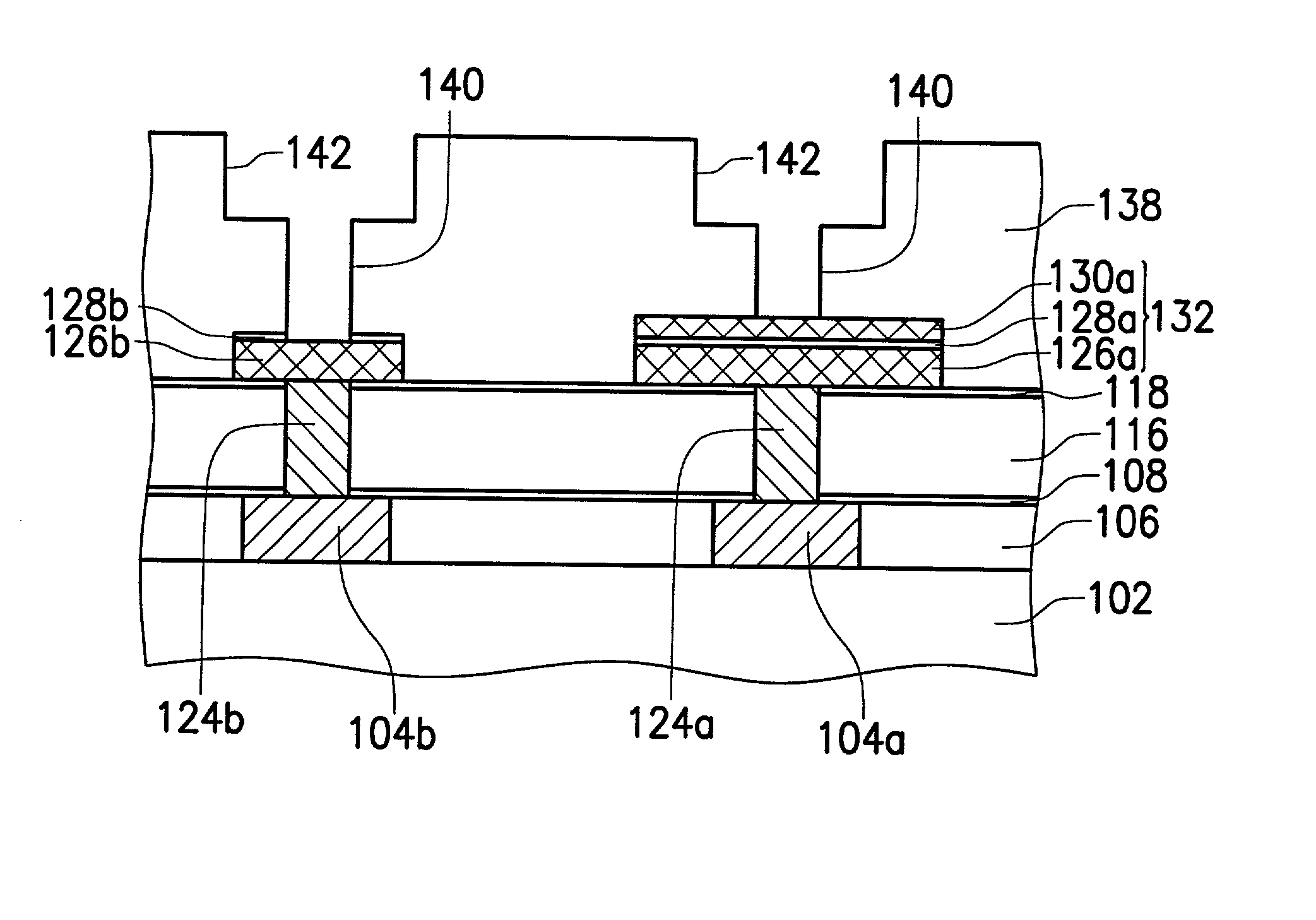 Metal capacitor in damascene structures