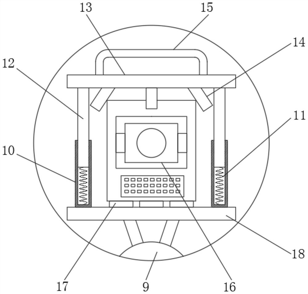 Topographic surveying and mapping device with marking function