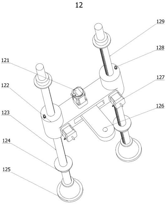 Method and device for self-adaptive walking on steps